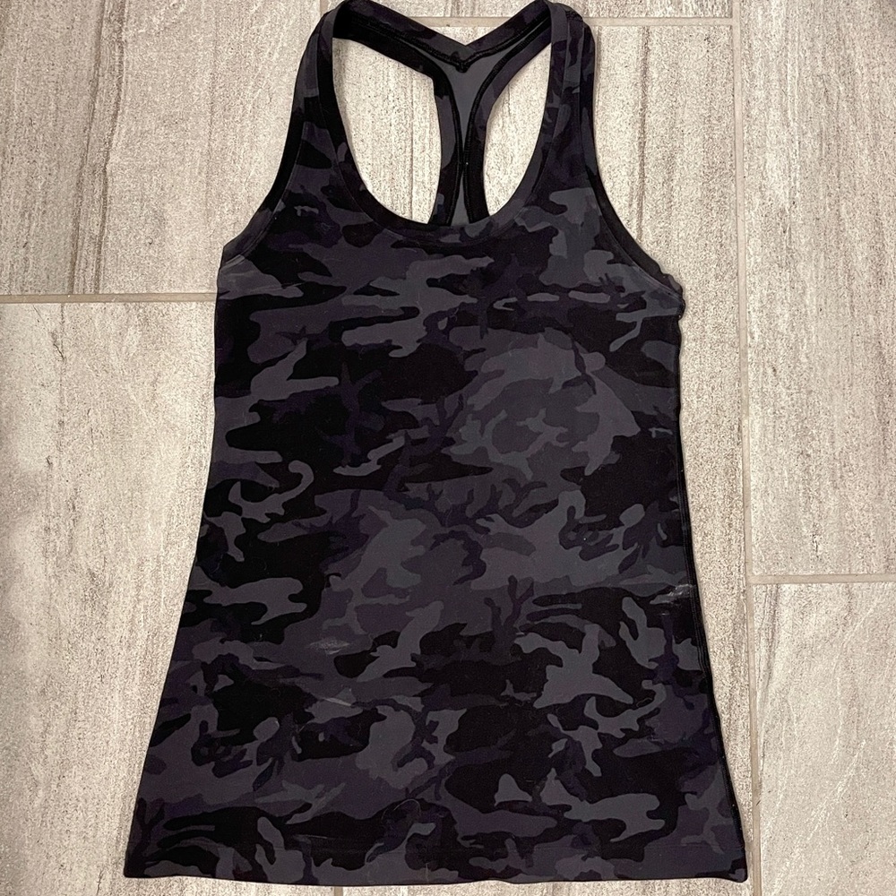 Lululemon Racerback Tank Camo Print